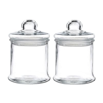 Buy 33oz Glass Apothecary Jar 5 X 7 1 Inch Glass Canister Set With Ball Lid 2 Piece Set Online In Turkey B07vqcwgfx