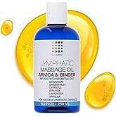 Bruizex Lymphatic Drainage Massage Oil with Arnica & Ginger for Post-Procedure Massage & Lymphatic Drainage Massager, Liposuction, 360 Lipo, BBL, After Tummy Tuck Procedure, Warming Formula - 8.5 Oz