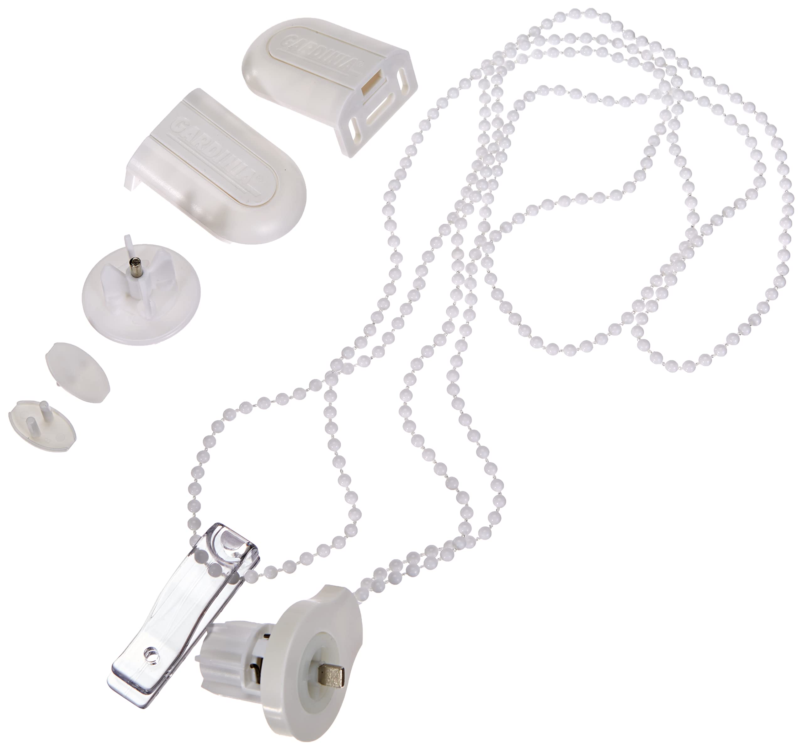 GARDINIA Roller Conversion Kit GT-1 for ceiling, wall or alcove mounting, Plastic, White, 105 x 5 x 3 cm