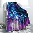 Jekeno Galaxy Blanket Gifts for Adults Kids, Space Themed Gifts for Women Men, Christmas Birthday Valentine's Day Gifts for Girls Boys, Galaxy Throw Decor for Home Bedroom Living Room Bed Couch
