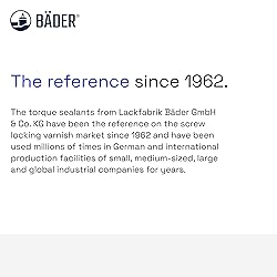 Original BÄDER Torque Sealant Tamper Proof