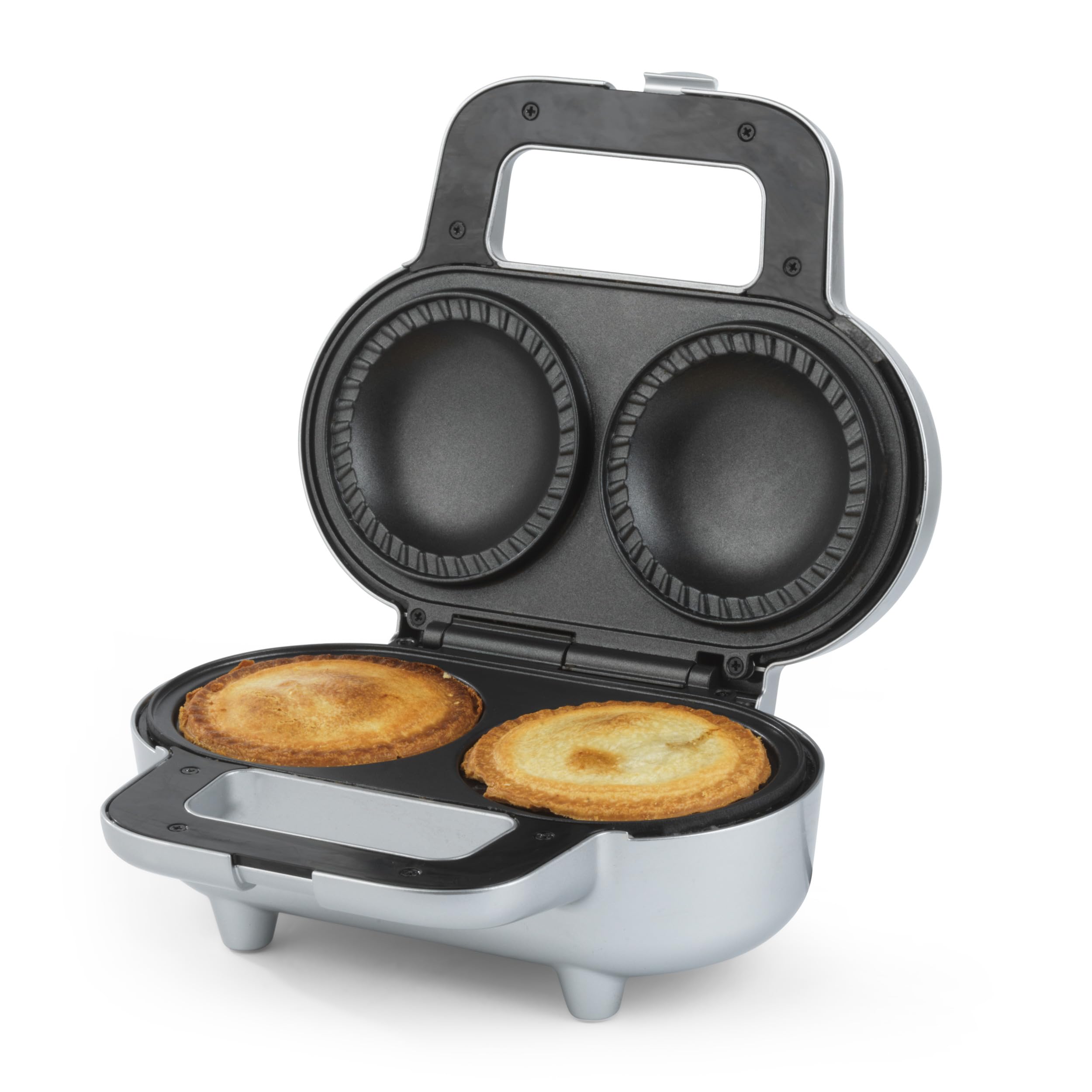 Giles & Posner EK4082G Deep Fill Pie Maker – Double Non-Stick Pie Making Machine, Electric Twin XL Pies 9cm Diameter & 7cm Depth, Easy Clean, Crimping Edge, Homemade Sweet/Savoury Pies, 900 W