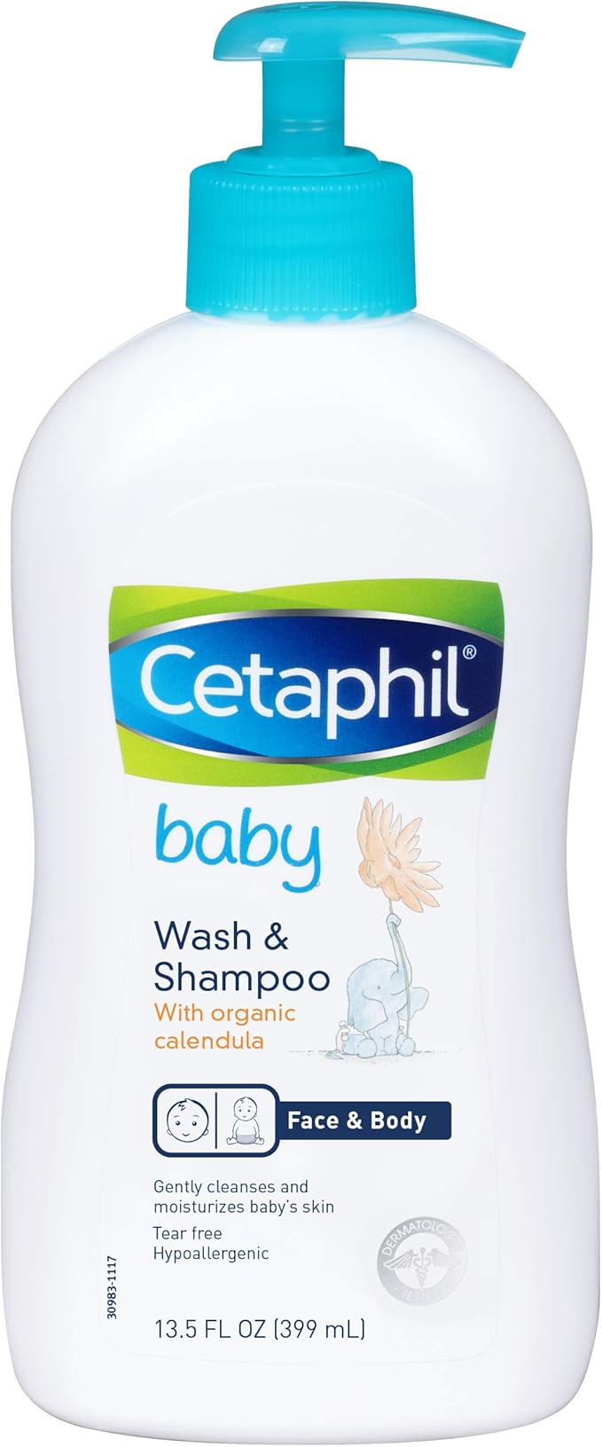 cetaphil baby wash and shampoo ingredients