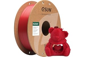 eSUN PLA Basic Filament 1.75mm, 1KG Spool (2.2 LBS) High Speed Printing 3D Printer PLA Filament,Designed for Fast Printing, Fire Engine Red