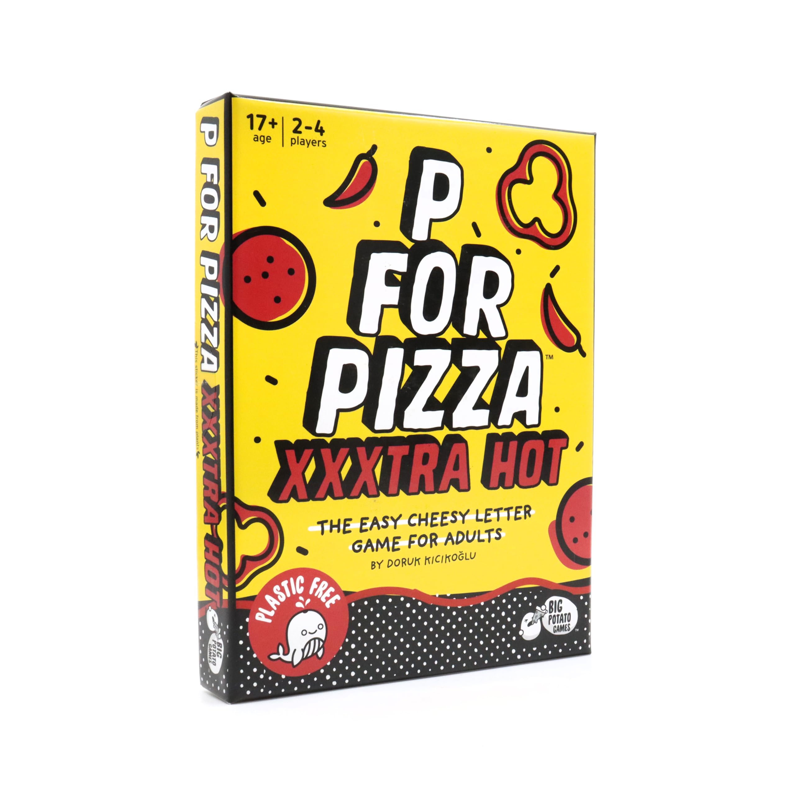 Big Potato P for Pizza Xxxtra Hot – Spicy Word Party Game for Adults & Friends | Hilarious, Innuendo-Filled Card Game for Game Nights, Parties, Hen & Stag Dos | Travel-Friendly, 2+ Players