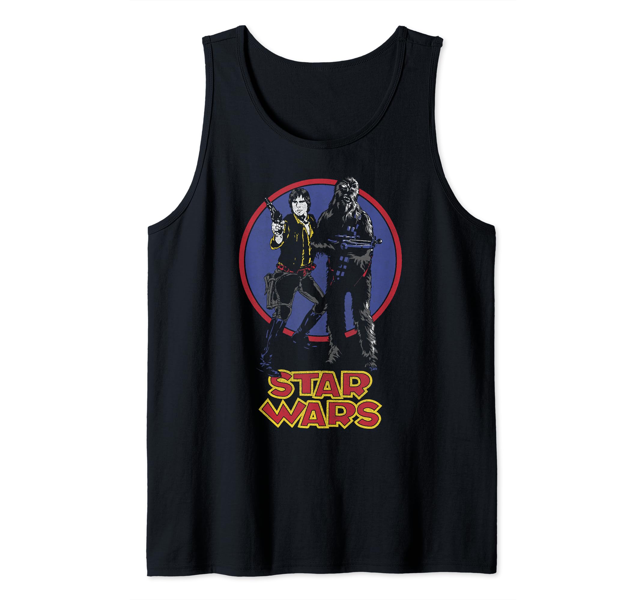 Star Wars Vintage Han And Chewie Tank Top