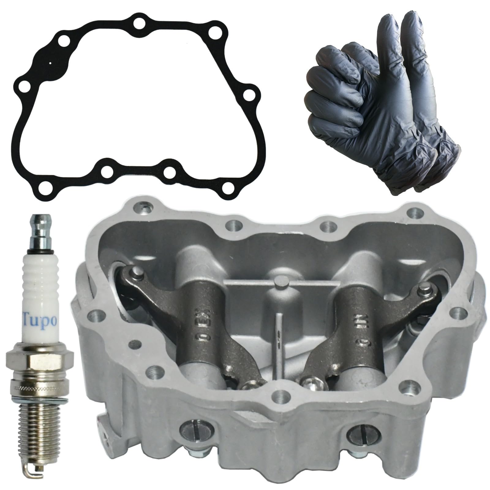 Photo 1 of Tupo Top End Cylinder Head Cover Kit Compatible with Honda Recon250 Sportrax 250 TRX250 TRX250X TRX250EX TRX250TM TRX250TE 12310-HN6-010 12315-HN6-010 2002-2024