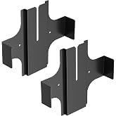 Pair of Slim Wall Mount for Sonos Amp Mount Bracket, Black Steel Mount for Sonos Wireless Amplifier Mounting Bracket