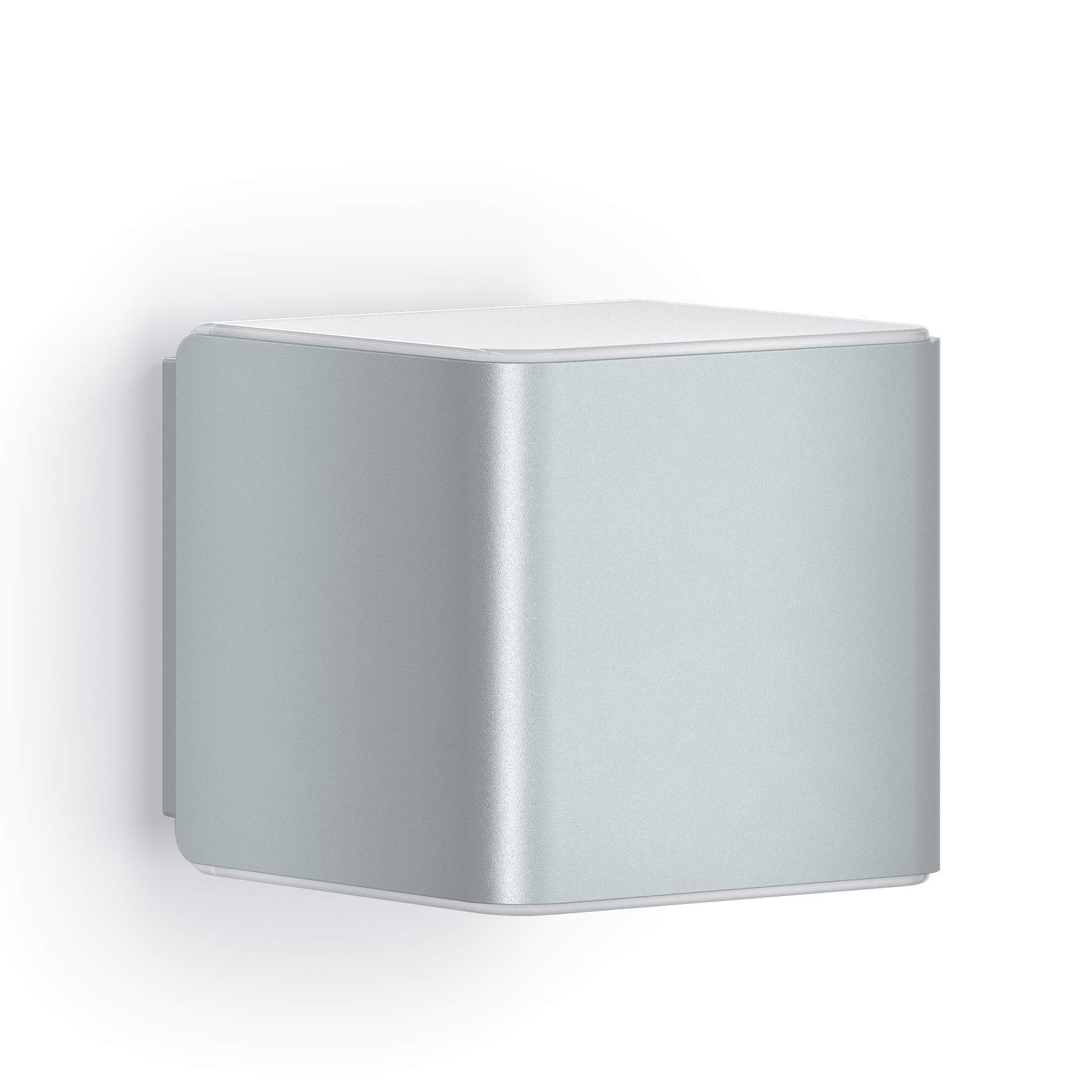 Steinel Wall Light L 840 SC Silver, LED Outdoor Light, 160° Motion Detector, Networkable, can be Operated via App, 9.5 W