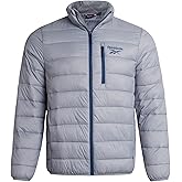 Reebok Mens Winter Jacket - Windproof Water Resistant Quilted Winter Coat - Lightweight Insulated Puffer Jacket for Men