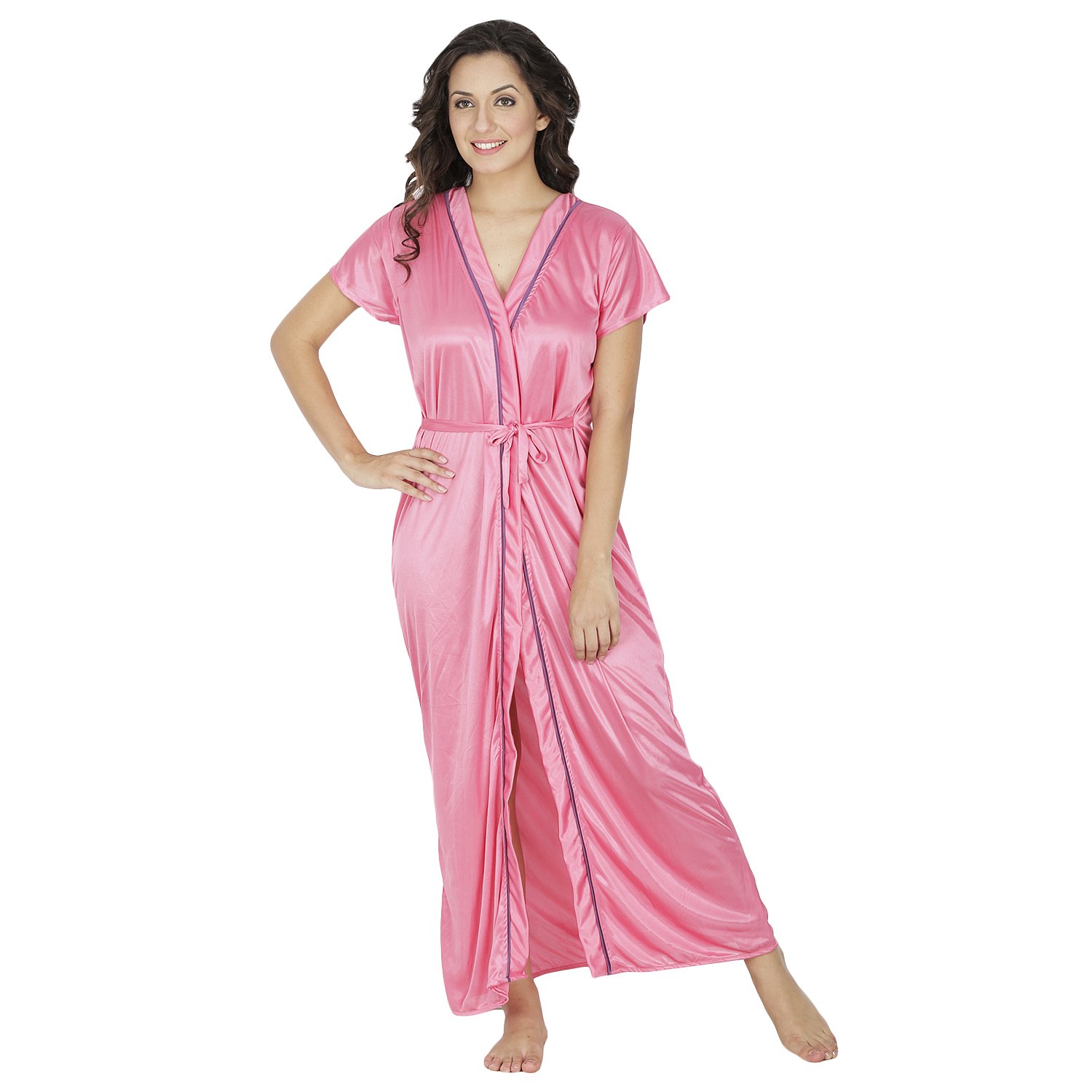 klamotten women's satin robe