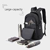 WENIG Anti-Theft Laptop Backpack 15.6 Inch USB Port Water Resistant Travel Bag view 3
