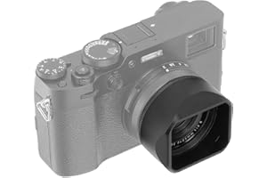 VBESTLIFE Square Lens Hood for X100VI Camera, with Aluminum Alloy Construction, Matte Finish Interior for Light Blocking, Thr