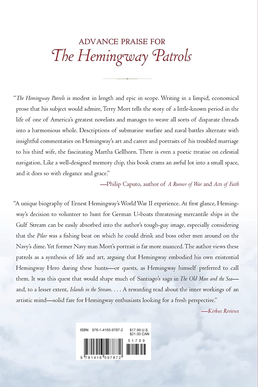 Amazon Com The Hemingway Patrols Ernest Hemingway And His Hunt For U Boats Mort Terry Books