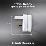 Masterplug Shaver Adaptor White 3-Pin Socket Electric Toothbrush Shaver BS1363-3 view 6