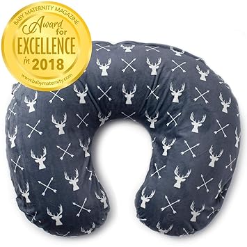 Amazon Com Minky Nursing Pillow Cover Deer Pattern Slipcover