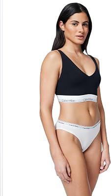 Damen Bralette Full Cup Unlined Triangle Größenverstellbar, Grün (Black), XS