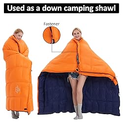 OMVMO 0 Degrees F 800 Fill Power Down Sleeping Bag