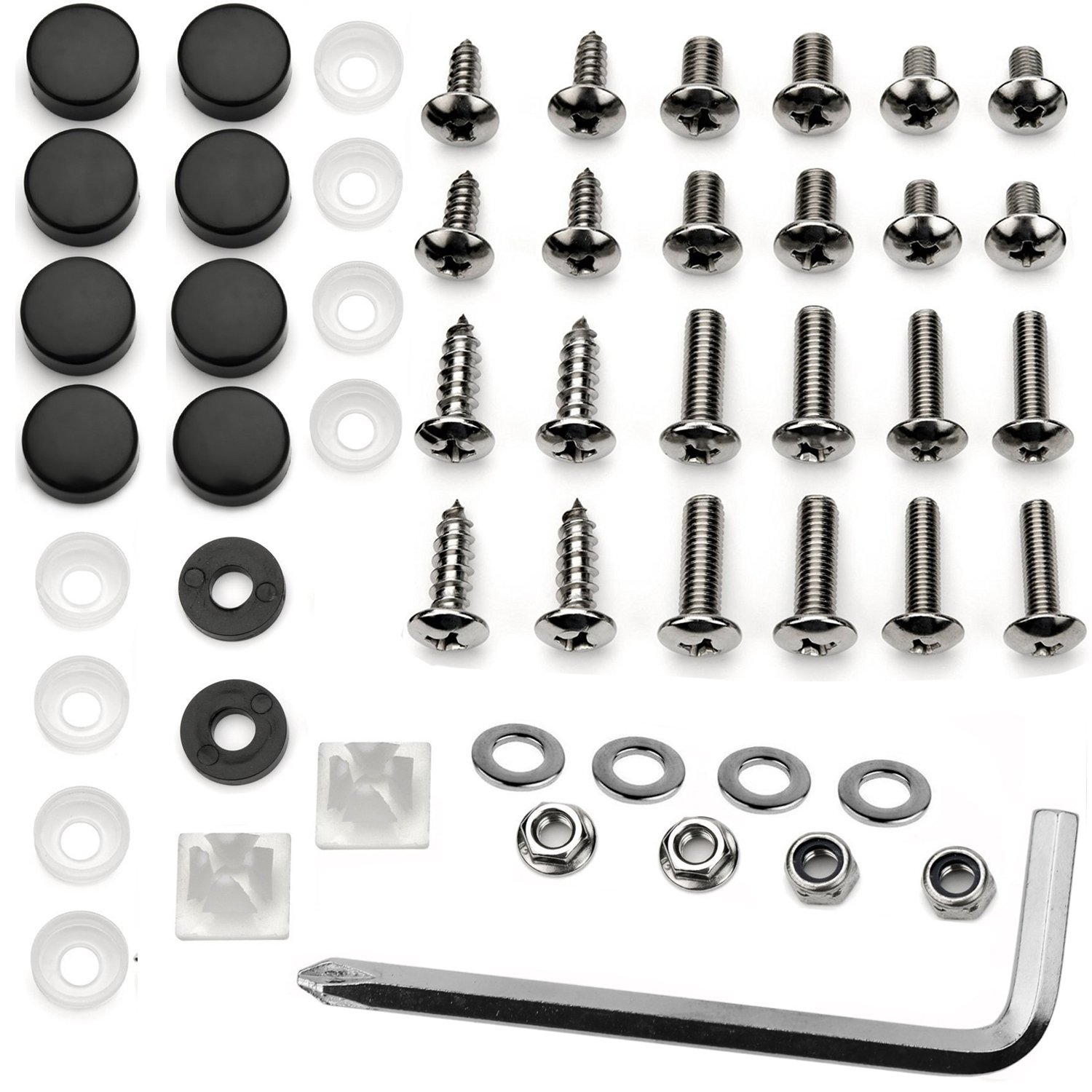 Exterior Car & Truck Parts Parts & Accessories 6 SCREWS & WRENCH BRAND