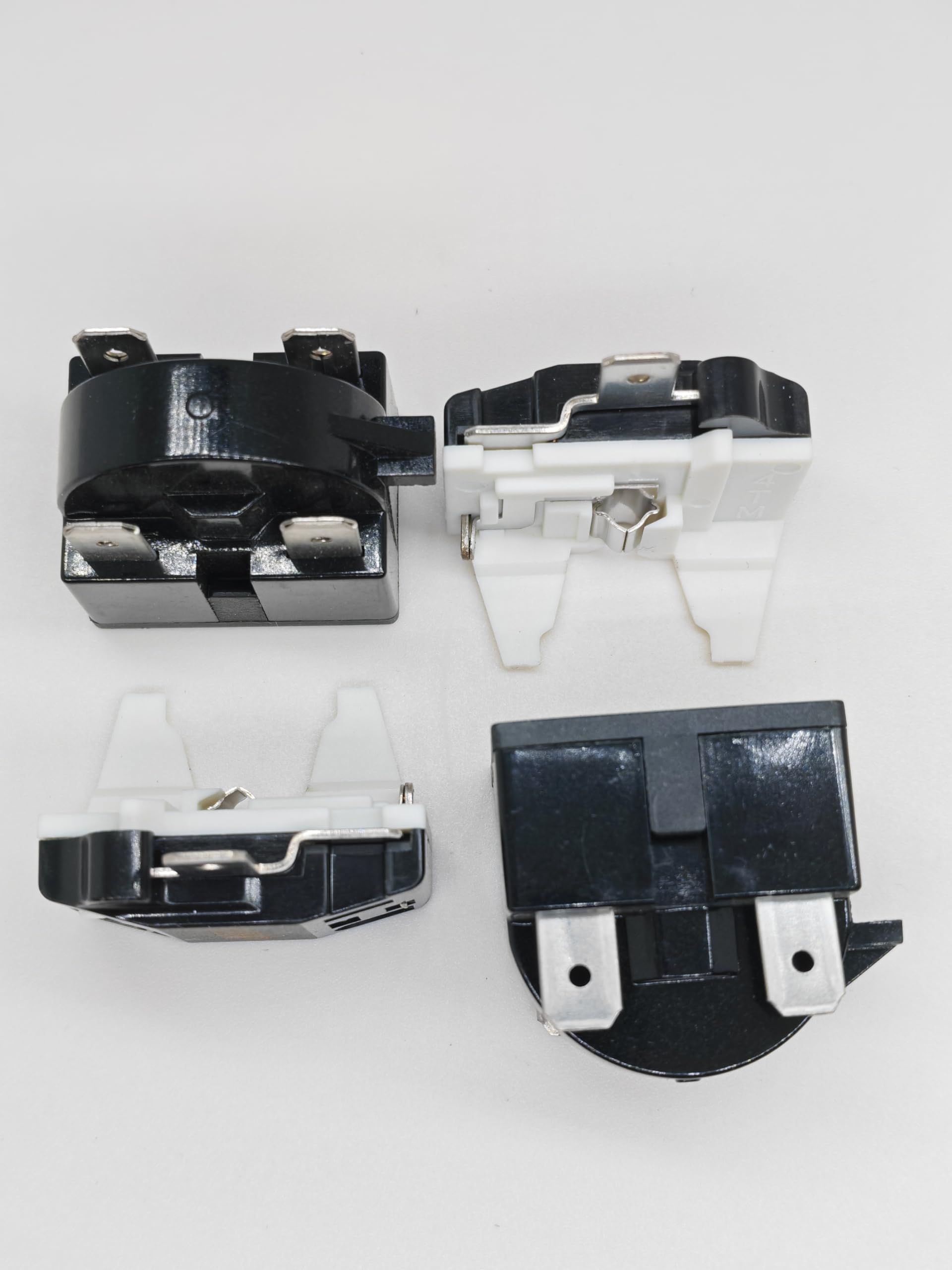 Photo 1 of (2 Set) QP2-4.7 4 Pin Refrigerator Starter PTC Start Relay 6750C-0005P Refrigerator Overload Protector Compatible with Kenmore Vissani LG Refrigerator Compressor for Fridges Wine Coolers