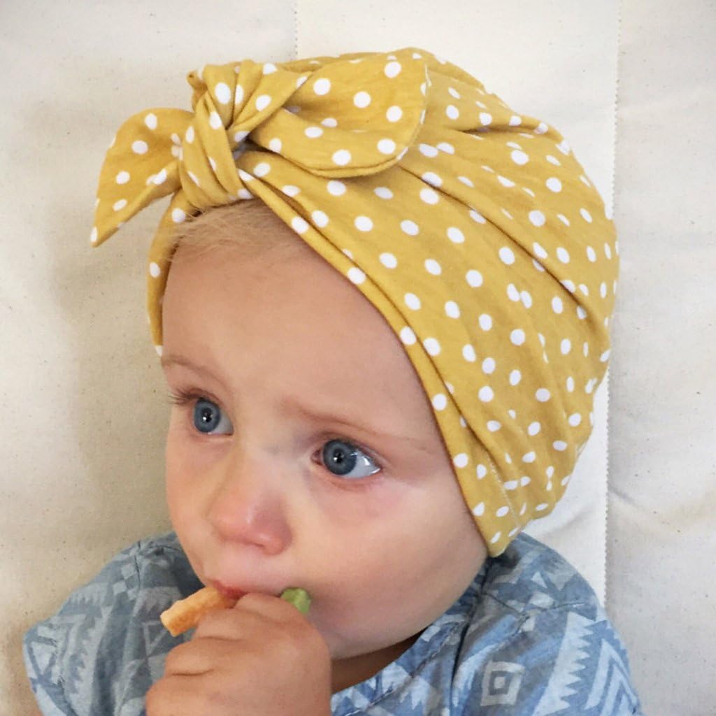 Arc A Pois Manyo Chapeau Bebe Fille Ete Bonnet Bebe Fille Avec Noeud Bonnet Turban Bebe Fille Accessoire De Photographie Bebe 0 2 Ans Vetements Accessoires Centroarco Com