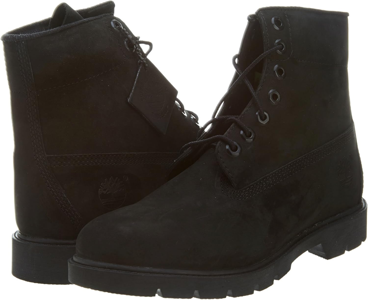 timberland black nubuck mens boots