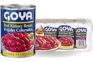Goya Red Kidney Beans (8 Pack/ 15.5 Oz Net Wt 124 Oz), 124 ounces