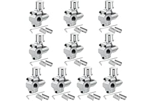 Swakuta 10 Pack Bullet Piercing Valve BPV-31 Valve Line Kits Refrigerator Tap Valve Compatible Adjustable Valve 1/4 5/16 3/8 Inch Replace for BPV31D, AP4502525, GPV14, GPV31, GPV38, GPV56, MPV31
