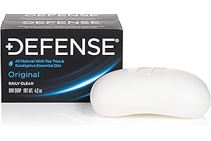 Defense Soap 2pk All Natural Tea Tree Bar Soap for Men | Made by Wrestlers with Tea Tree Oil & Eucalyptus Oil to Promote Heal