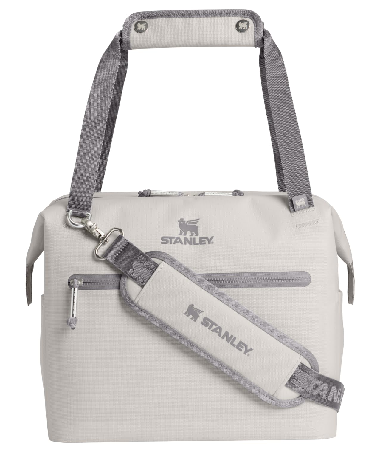 Stanley All Day Julienne Midi Soft Cooler Bag and Lunch Box 12 Quarts | 20 Can Cooler with Handles and Strap | Stays Cold for Hours | Insulated Travel Bag with Zipper | BPA-Free | Ash Image