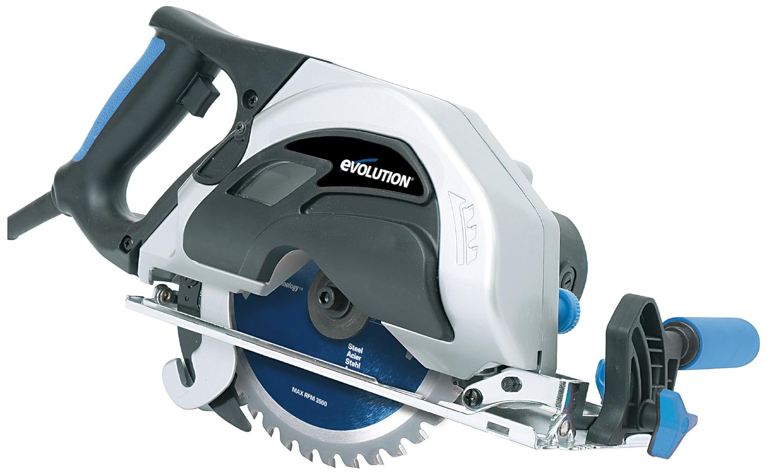 Evolution Power Tools EVOSAW180HD Industrial Steel Circular Saw, 180 mm