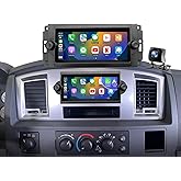 5GWiFi Upgrade Car Radio for Dodge Ram 1500/2500/3500 2006 2007 2008, 6.8inch Stereo, Dodge Durango 2004-2009 Chrysler 300/30
