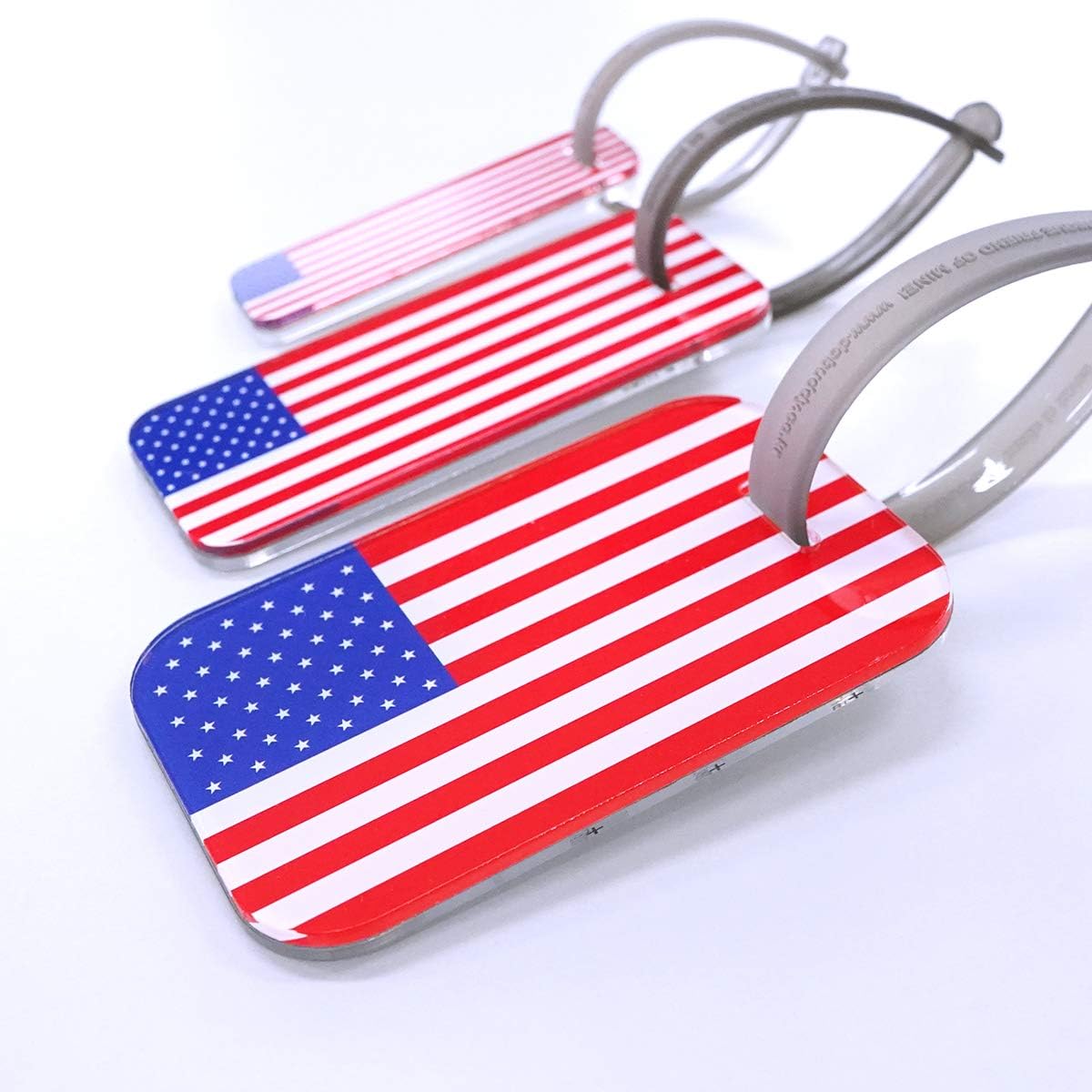  | USA Flag Travel Luggage Tags L/M/S Set | Luggage Tags
