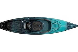 Perception Kayaks Sound 10.5 | Sit Inside Kayak for Fishing and Fun | Two Rod Holders | Large Rear Storage | 10' 6" | Dapper