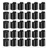 uxcell 30pcs PP Plastic Disc Top Caps, 18/410