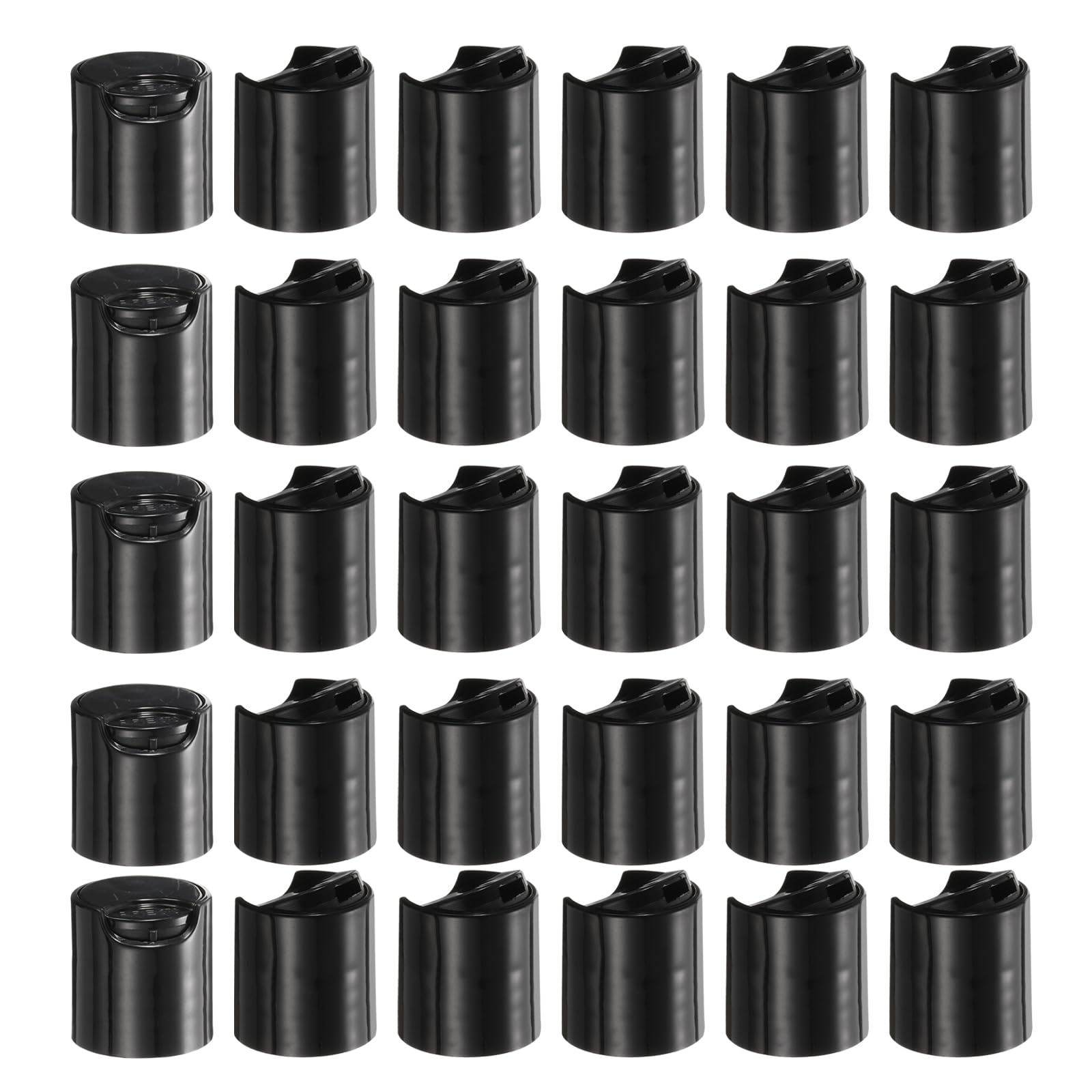 uxcell 30pcs PP Plastic Disc Top Caps, 18/410