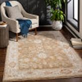 Artistic Weavers Thea Traditional Floral Area Rug, 2'7" x 7'3", Dark Brown