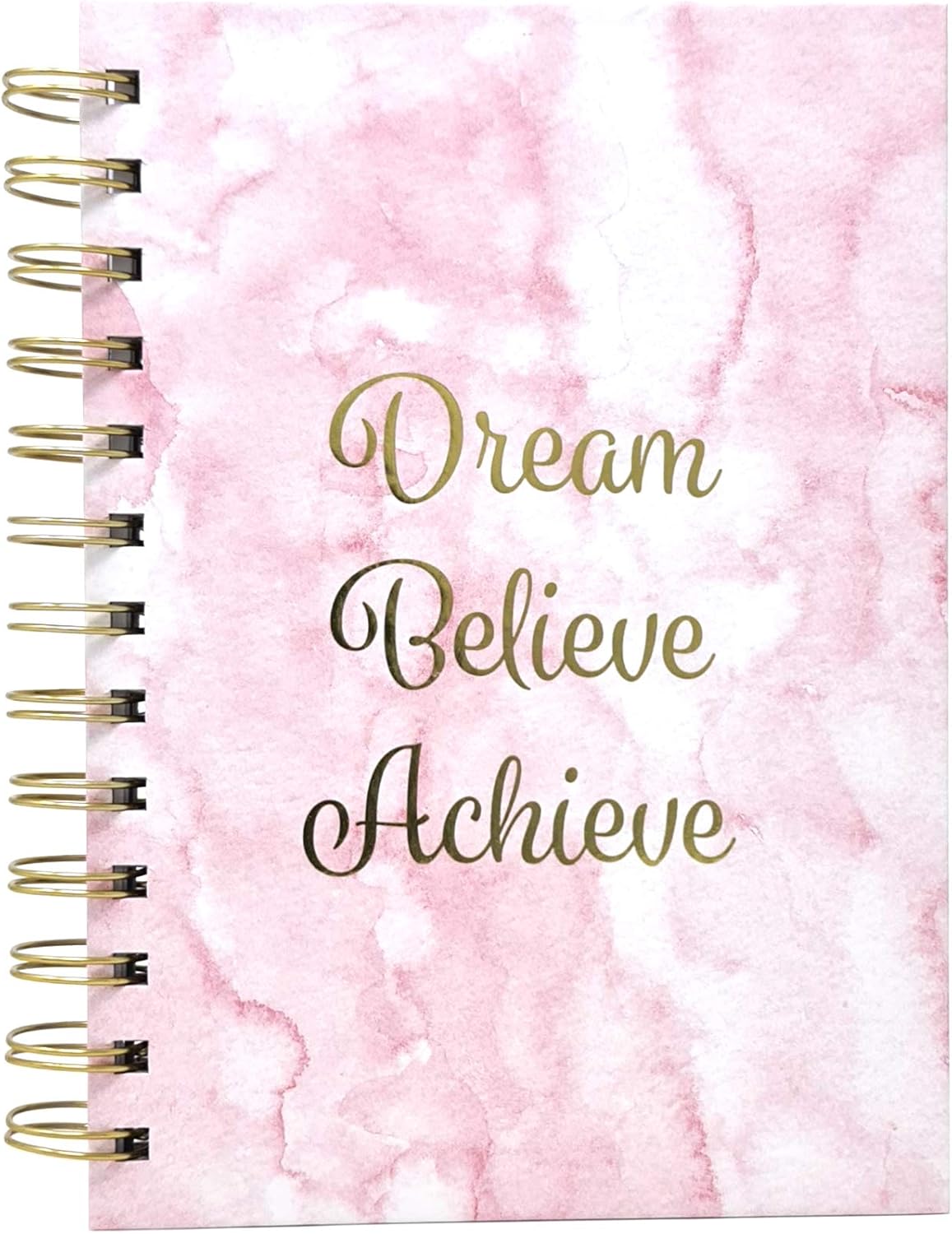 The Leonardo Collection Marble Notebook Dream Achieve Pink
