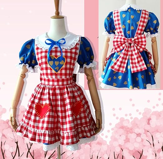 Amazon ひなたコスプレ専門店 ダッフィー Duffy ディズニー 風 Disney ハロウィン仮装 コスプレ衣装 シェリー芽衣 シェリーメイ変身 ドレス ワンピース 超豪華版 高品質 クリスマス変装sサイズ コスプレ 仮装 通販