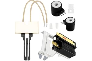 NISHCON Dryer Repair Kit Contains 279311 Igniter 279834 Gas Valve Coil 338906 Flame Sensor Fit for Kenmore Whirlpool Maytag Gas Dryers