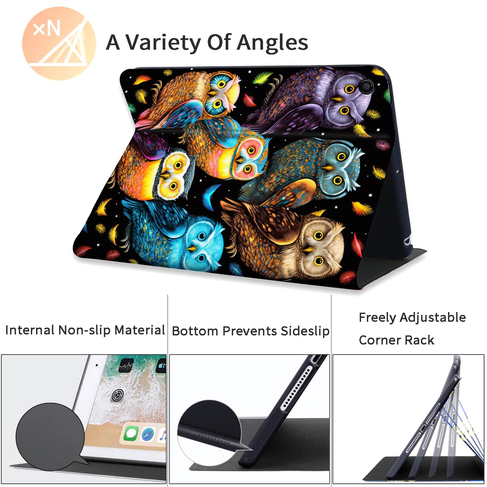 Case for All-New Kindle Fire HD 8 & 8 Plus Tablet