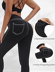 VOOVEEYA Thick Butt Lifting Leggings with Pockets