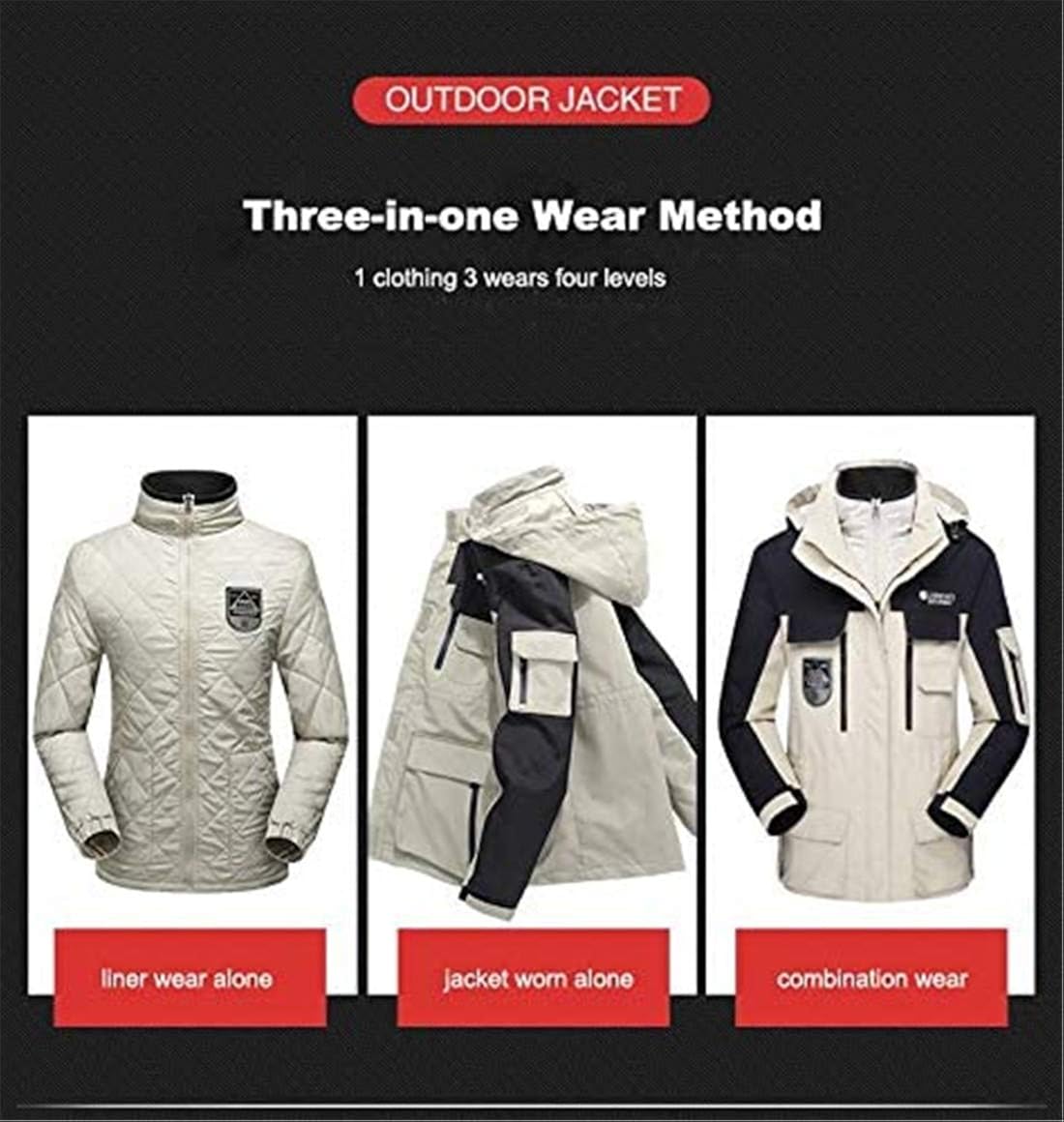 Womens Mens Ski Jacket and Pants Set Insulated Waterproof 2 Pieces Snowboarding Suits: Clothing