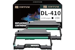 JINTUM DL-410 Drum Unit Compatible with Pantum DL410 DL-410 for M7102DW P3012DW M6800FDW M7100DW M7200FDW M6802FDW M7102DN M7202FDW Printer (2 Black)