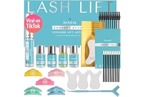 AYASAL Lash Lift Kit Eyelash Perm Kit, with Detailed Instruction Eyelash Lift Kit, Easy for Beginner and Professional Lash Pe