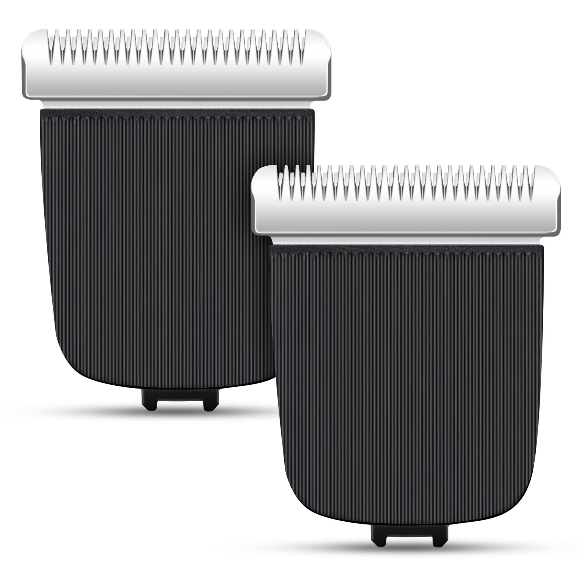 2 Pack Replacement Blade for Manscaped The Lawn Mower 4.0 3.0 2.0 Electric Groin Hair Trimmer, Lawnmower Hygienic Snap-in Replacement Clipper Blades, Black