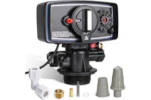 Helivivfy 5600 Water Softener Timer, 12 Day Timer Control Valve, 3W Timer Valve Backwash Head for Water Purifier Softeners