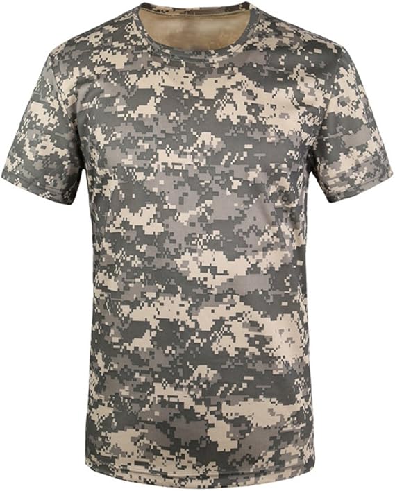 Amazon Co Jp Zdcgt 迷彩柄 タクティカル シャツ ストレッチ シャツ メンズ 半袖 ミリタリー シャツ 通気 速乾 Tシャツ 大きいサイズ コンバット サバゲー トレーニング サバイバルゲーム 服 ファッション小物