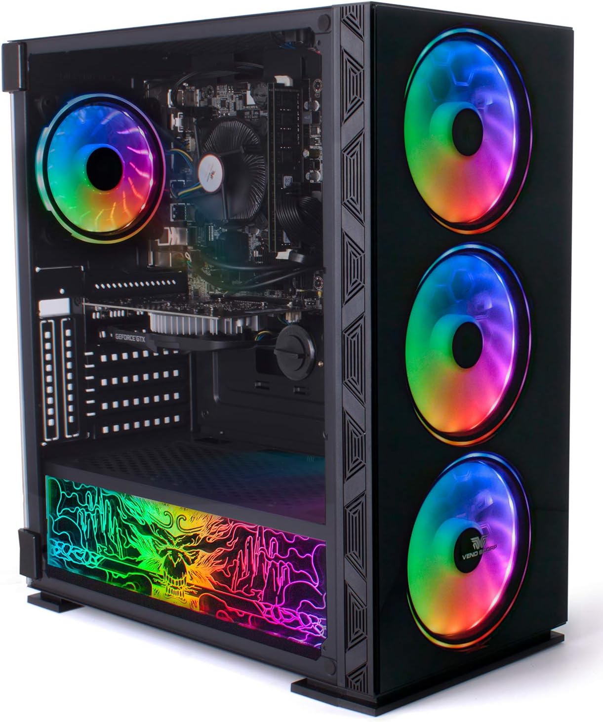 Veno Scorp RGB Gaming PC AMD Ryzen 5 2600 3.9GHz, NVIDIA GTX 1650 4GB