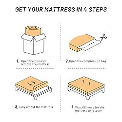 Aircliff Japanese Floor Mattress, Roll Up Tatami